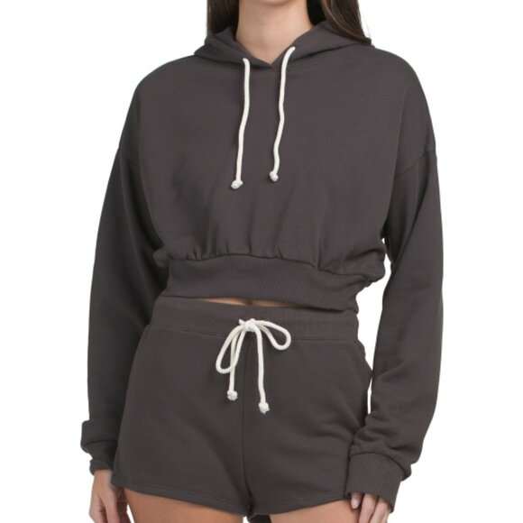 NEW NIA Bowery Hoodie in smoke for women 1125 2t7 - Picture 1 of 3